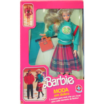 Muñeca Barbie Moda Em Dobro (Estrela)