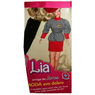 Muñeca Lia Barbie Moda Em Dobro (Estrela)