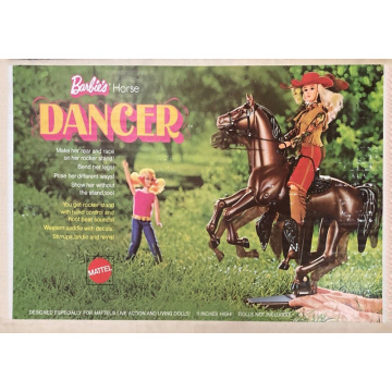 Barbie's Horse Dancer Vintage Make Her Rear & Race