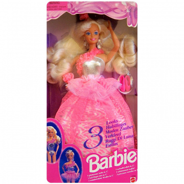 Muñeca Barbie 3 Looks