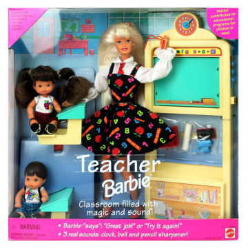 Muñeca Barbie Profesora (Rubia)
