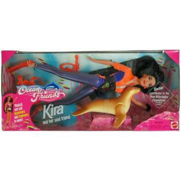 Muñeca Kira con su amigo marino Barbie Ocean Friends