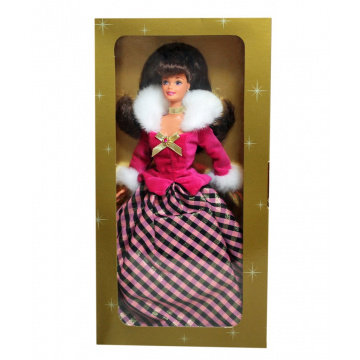 Muñeca Barbie Avon Winter Rhapsody (morena)