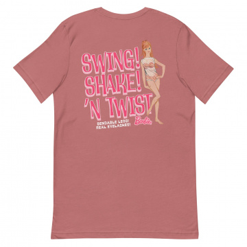 Camiseta Barbie 1960's Swing Shake N' Twist Embroidered