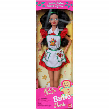 Muñeca Barbie Holiday Treats (morena)