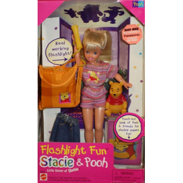 Flashlight Fun Stacie Pooh Barbie Disney Amiga de Stacie