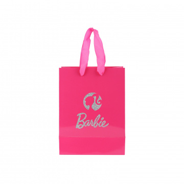 Bolsa De Regalo Barbie Rosa 15x8x20 Cm