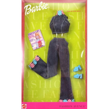 Moda Barbie Day at the Mall Blues Fashion Avenue (R)