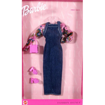 Moda Barbie First Date Blues Fashion Avenue (R)