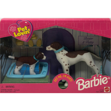 Perros Pointer Barbie Pet Lovin