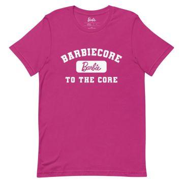Camiseta unisex rosa oscuro con Logo Barbiecore