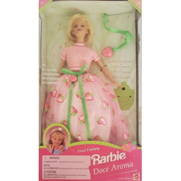 Muñeca Barbie Fresa Fantasía de Frutas (rubia) Versión