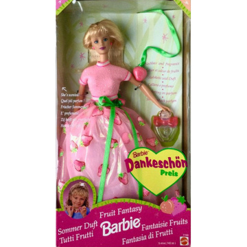 Muñeca Barbie Fresa Fantasía de Frutas (rubia) Versión Alemania