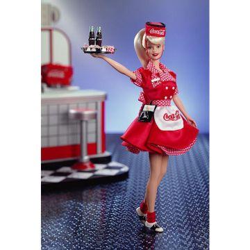 Muñeca Barbie Coca-Cola (Waitress) rubia