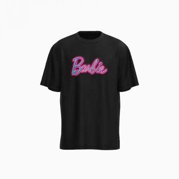 Camiseta Barbie manga corta boxy fit print