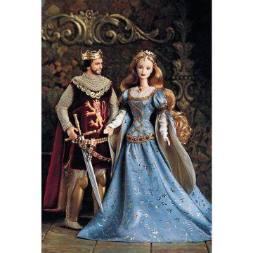 Ken and Barbie Doll as Camelot’s King & Queen, Arthur and Guinevere