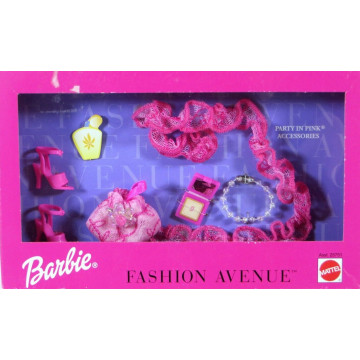 Moda Barbie Party in Pink Accessories Fashion Avenue