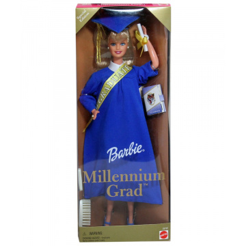 Muñeca Barbie Millennium Grad Blue Gown