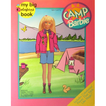 Camp Barbie my big Colorforms book