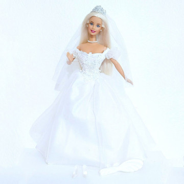 Muñeca Barbie Princesa Novia (Rubia)