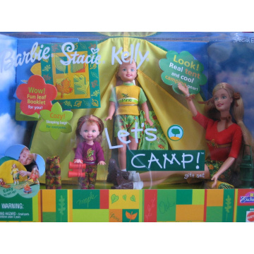 Set de regalo Barbie, Stacie & Kelly Let's Camp