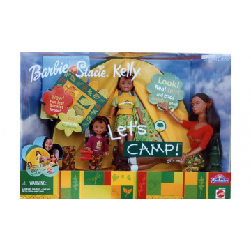 Set de regalo Barbie, Stacie & Kelly Let's Camp (AA)