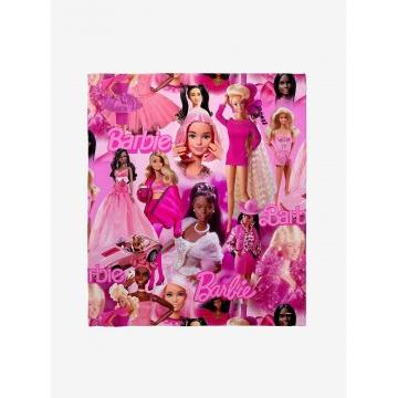 Manta Barbie Pretty Pink Throw