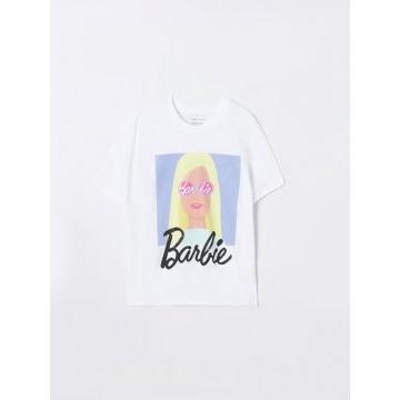 Camiseta de manga corta estampada de barbie™