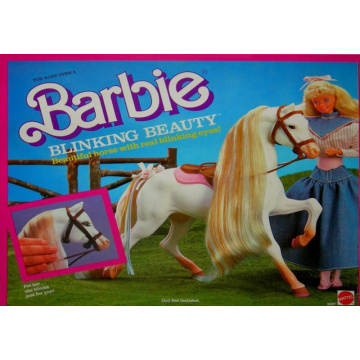 Caballo Barbie Blinking Beuaty