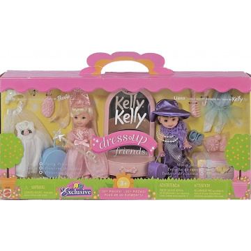 Set de muñecas Kelly & Liana Dress up Friends Barbie Fairy Princess Movie Star (rubia)
