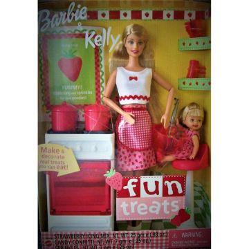 Muñecas Barbie y Kelly golosinas divertidas