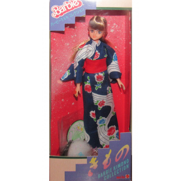 Barbie Kimono Collection (kimono azul/rojo)