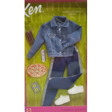 Moda Ken Friday Night Movie Barbie Fashion Avenue