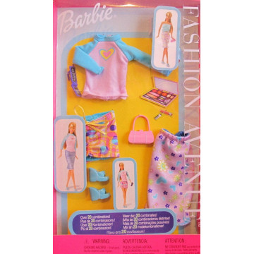 Moda Barbie 1-2-3 Fashion Avenue