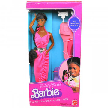 Muñeca Barbie Twirly Curls con trenzador (AA)