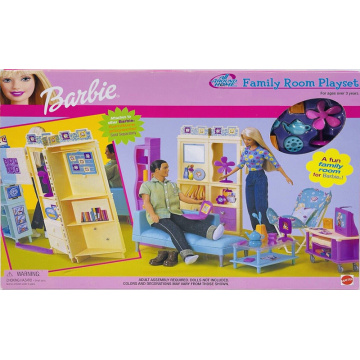 Set de juegos Family Room Barbie® All around home™