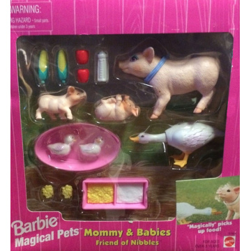 Barbie Magical Pets Mommy & Babies Friend of Nibbles