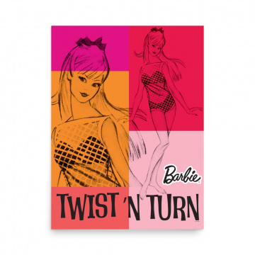 Poster Barbie 1960's Twist N' Turn