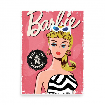 Poster Barbie Vintage