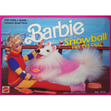 Barbie Snowball her Pet Dog