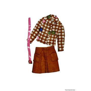Flannel Skirt & Gingham Top #8647