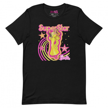 Camiseta Barbie 1970's Superstar Black