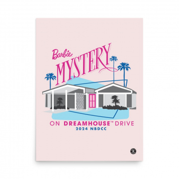 Poster Barbie 2024 NBDCC Mystery Dreamhouse
