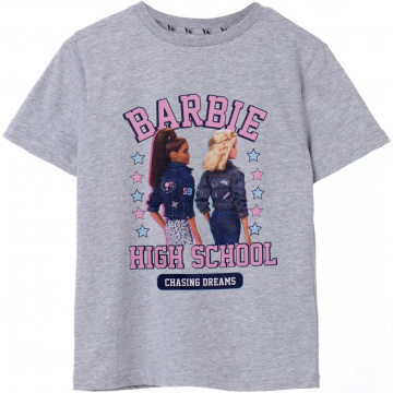 Barbie Girls High School Camiseta Gris de Manga Corta