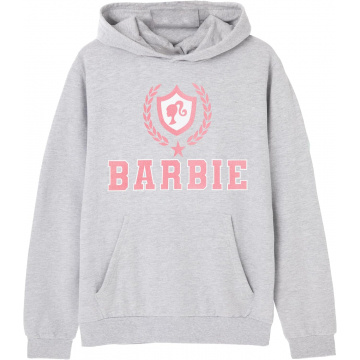Barbie Collegiate Logotipo De Sudadera con Capucha Gris Marga para Mujer