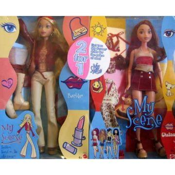 Pack de dos muñecas Barbie y Chelsea My Scene 