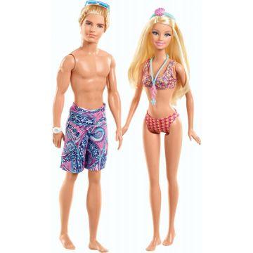 Lote de 2 Barbie y Ken