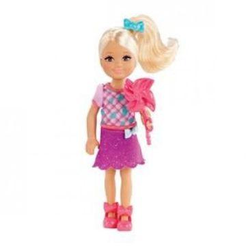Muñeca Chelsea con molinete Barbie Hermanas
