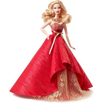 Muñeca Barbie navideña 2014 con adorno