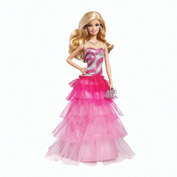 Muñeca Barbie Ruffle Gown